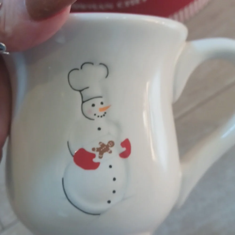Williams-Sonoma Set of 3 Snowman Chef Mugs